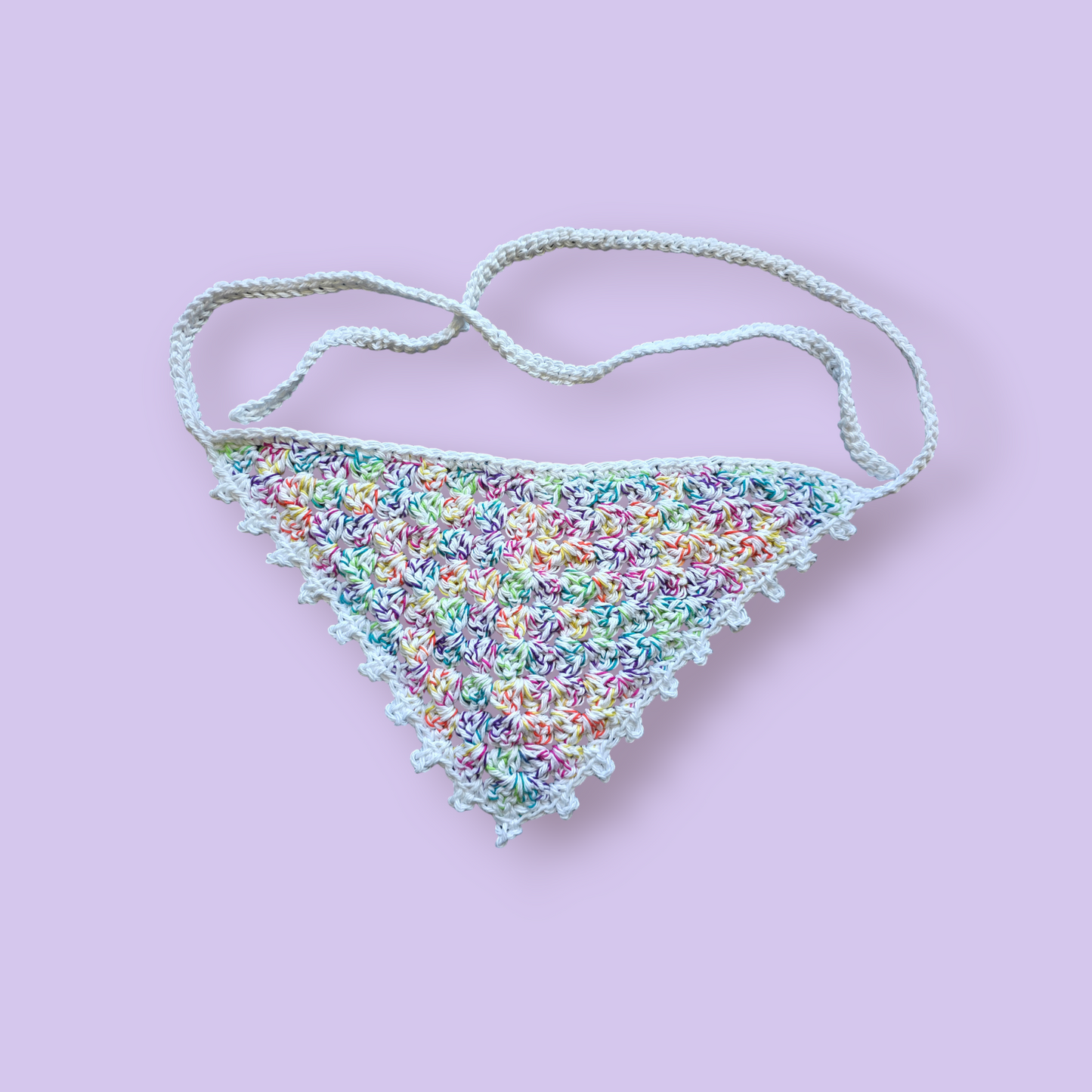 Rainbow Short Hair Bandana