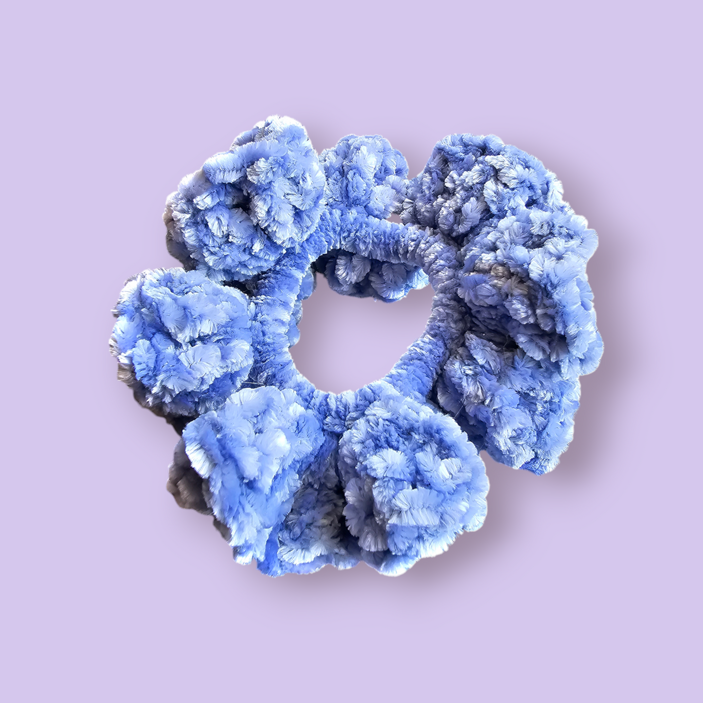 Smokey Blue Comfort Scrunch Hair Tie